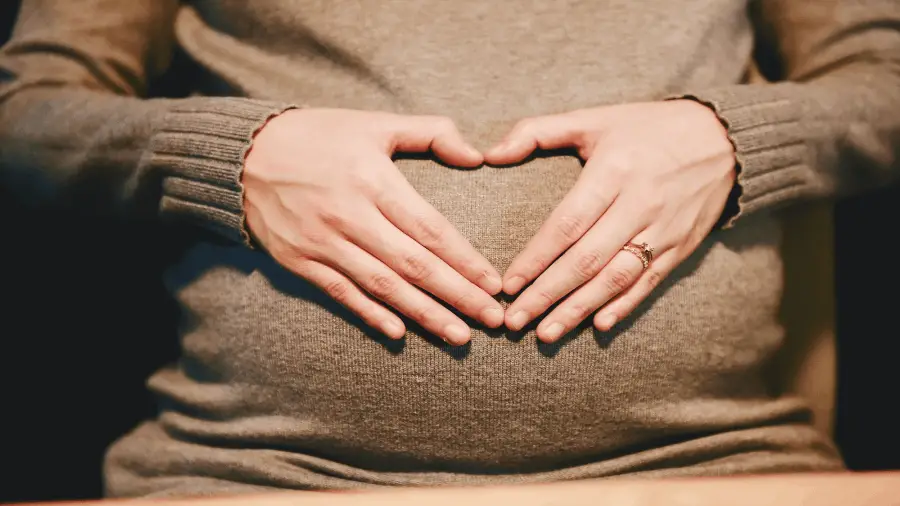 Pregnant Belly With Hands Forming Heart 900x506