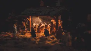 Baby Jesus Scene At Night 2 356x200