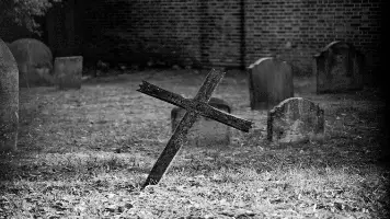 Wooden Cross Grave 356x200