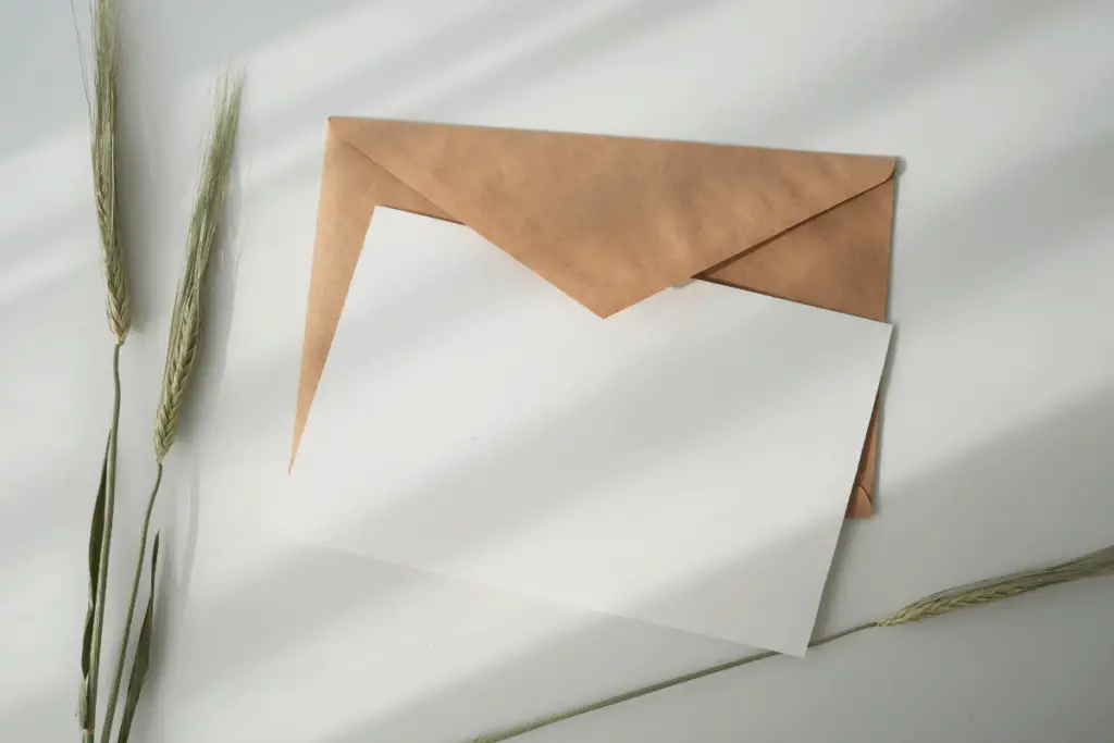 Letter With Envelope 1200x800