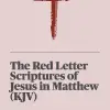 eBook Cover - The Red Letter Scriptures of Jesus in Matthew (KJV)